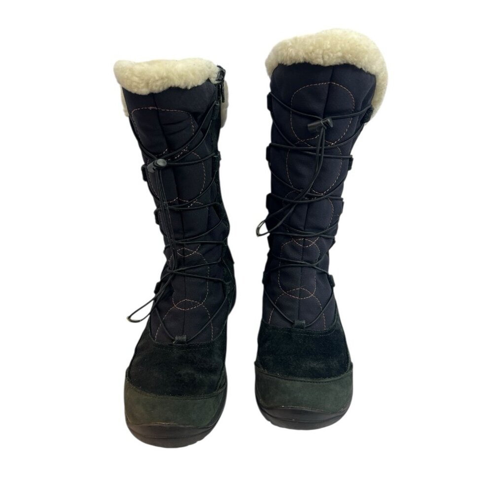 Merrell Encore Apex Black Opti-warm Mid Calf Snow Boots Womens Sz 8 - Picture 4 of 6